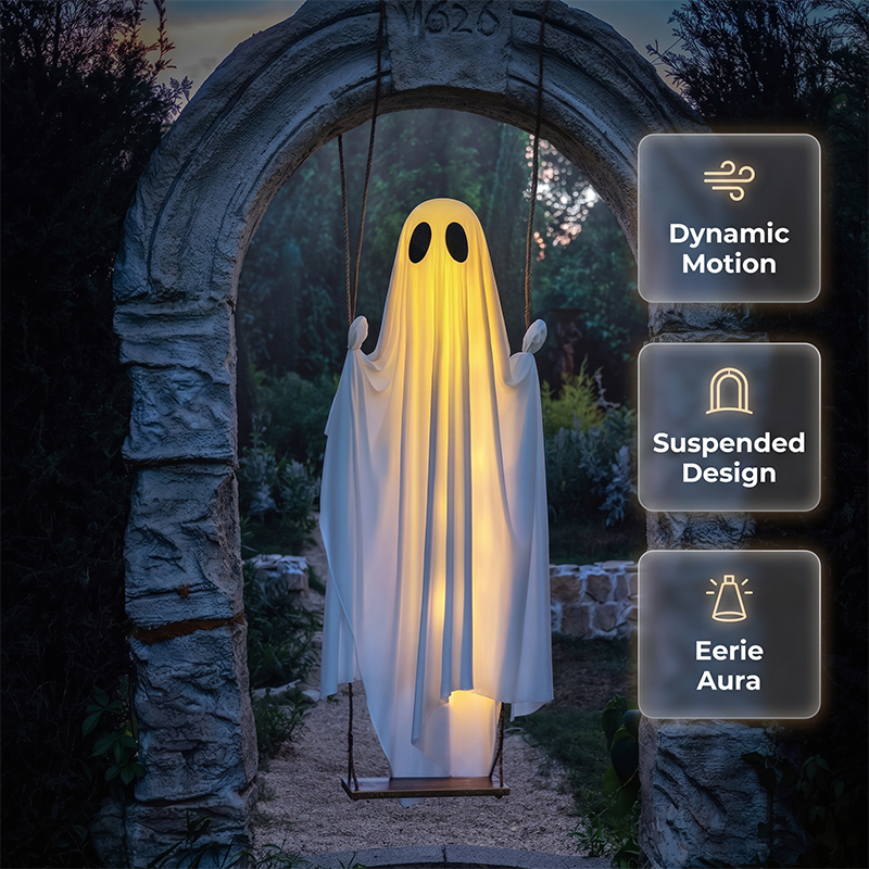 Halloween Hanging Swing Ghost