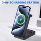 Foldable 3-in-1 15W Fast Wireless Charger