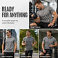 Men's Hooded Short Sleeve T-Shirt with Pocket