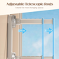 Foldable Telescopic Suction-Cup Hanger Rack