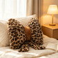 🐆✨50% OFF! 🎀🧸 Leopard Print Bowknot Throw Pillow – Faux Rabbit Fur, High-Rebound PP Cotton & Lumbar Support Design. Over 18,073 Stylish Homes Loving It!✨