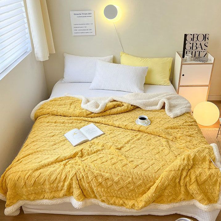 📢📢50% OFF !! ⏰Thickened Imitation Cashmere Throw Blanket