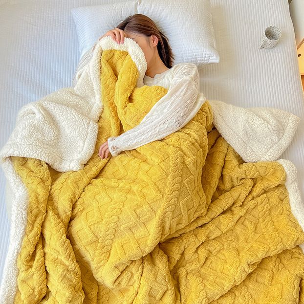 📢📢50% OFF !! ⏰Thickened Imitation Cashmere Throw Blanket