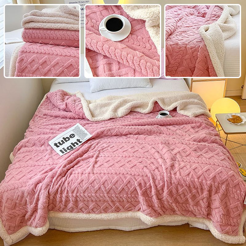 📢📢50% OFF !! ⏰Thickened Imitation Cashmere Throw Blanket