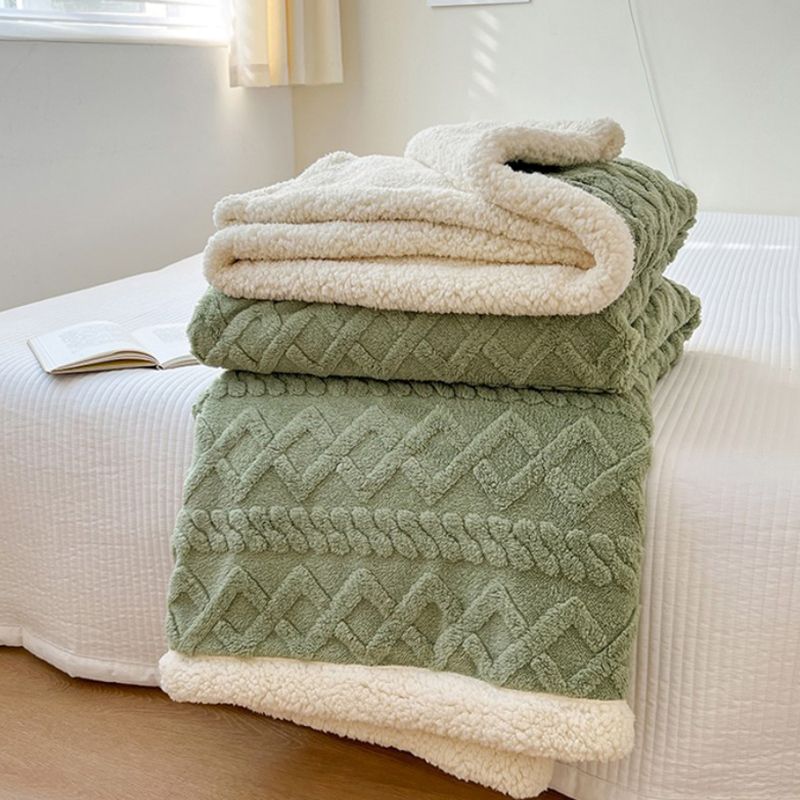 📢📢50% OFF !! ⏰Thickened Imitation Cashmere Throw Blanket