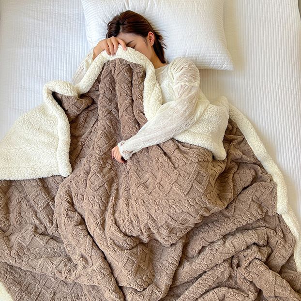📢📢50% OFF !! ⏰Thickened Imitation Cashmere Throw Blanket