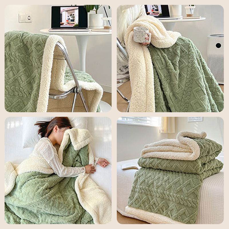 📢📢50% OFF !! ⏰Thickened Imitation Cashmere Throw Blanket