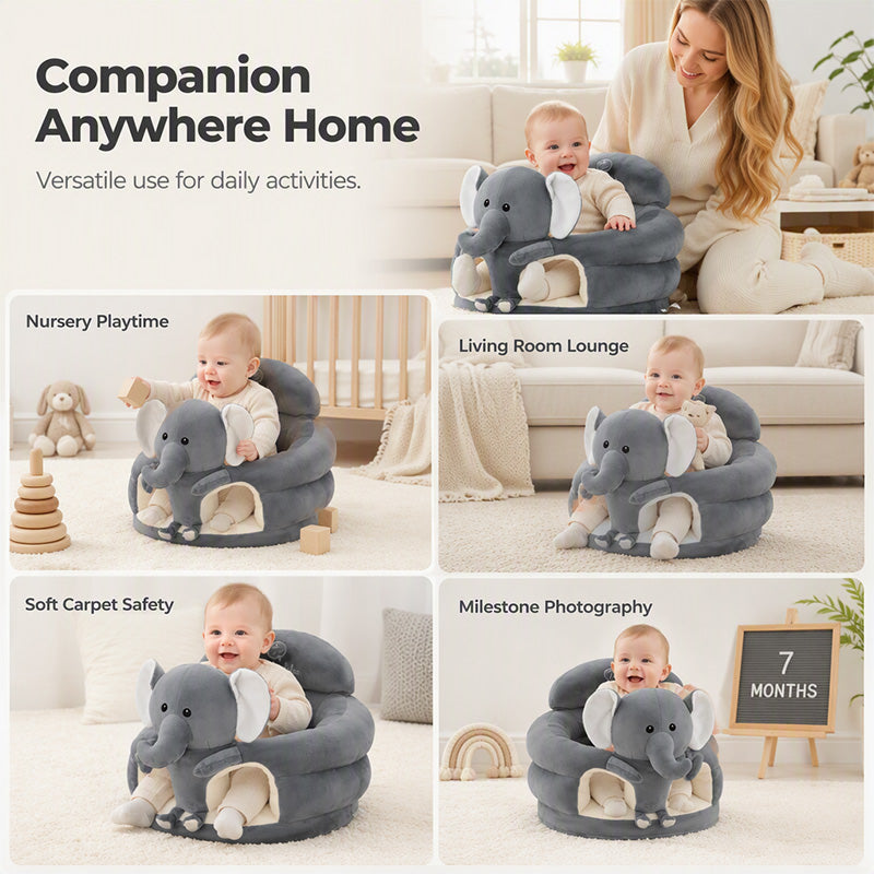 🎉 2026 Sale — Over 18,000 Sold! 👶 Cartoon Baby Support Sofa – Safe Sitting Training Seat, Cozy Design, Helps Little Ones Sit Steady ✨