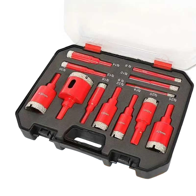 ⏳🔥LIMITED-TIME 50% OFF! ⏰🔧✨ 12-Piece Dry Diamond Tile Hole Saw Kit