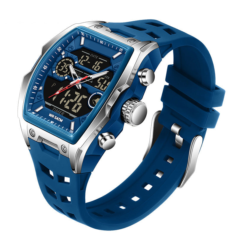 ⏳🔥LIMITED-TIME 50% OFF! ⏰Men's Dual Display Sports Watch with Luminous Dial