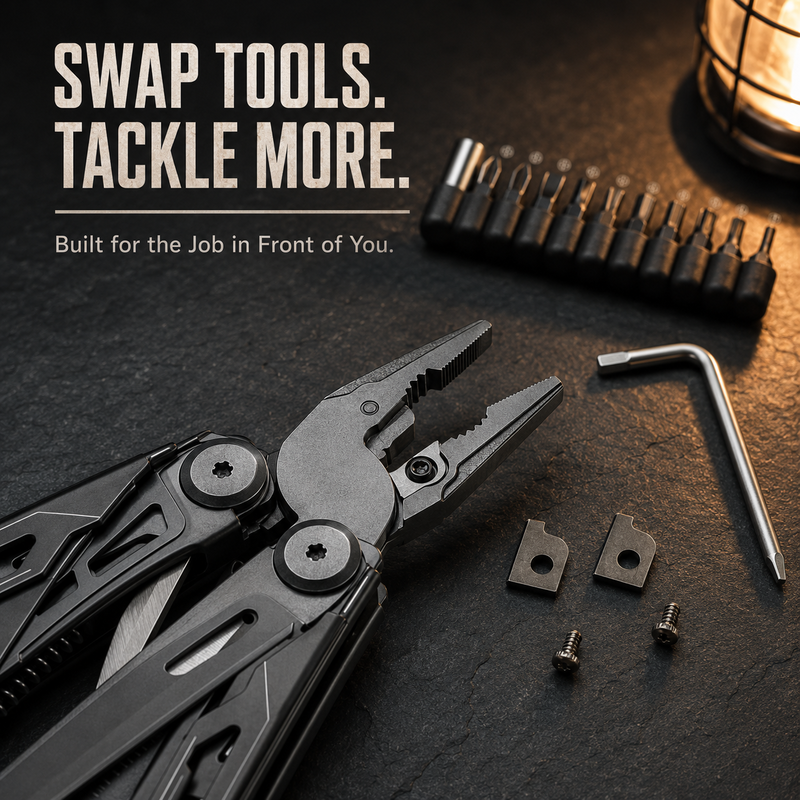 📢📢50% OFF !! ⏰Portable Folding Multi-Tool Pliers with Pouch