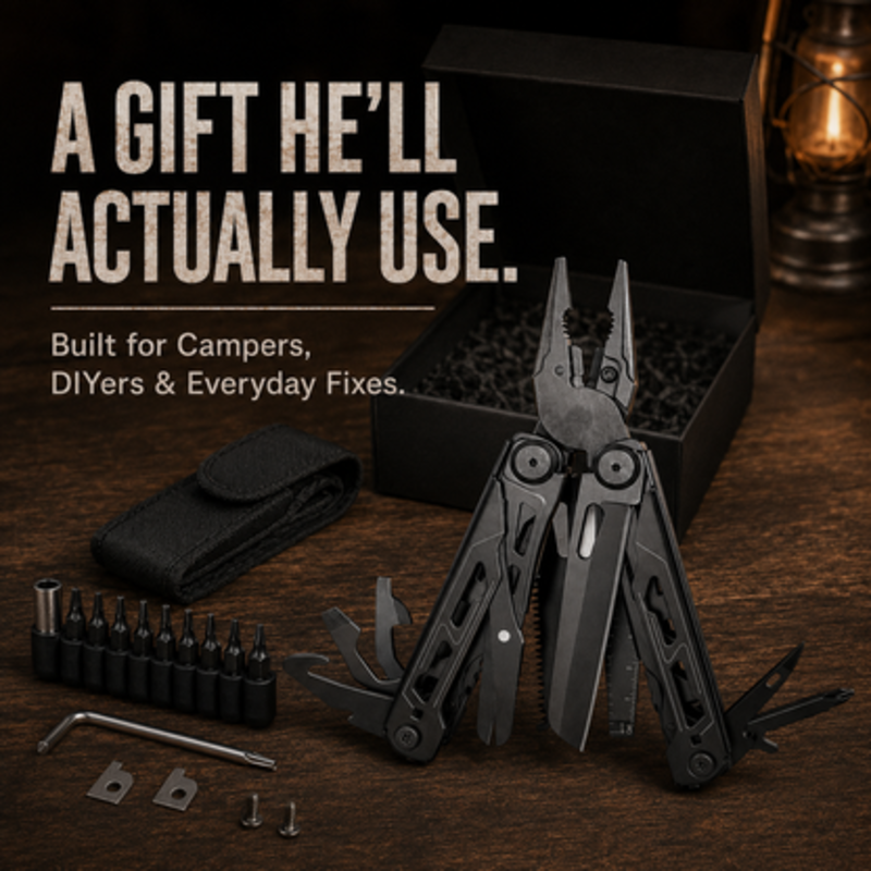📢📢50% OFF !! ⏰Portable Folding Multi-Tool Pliers with Pouch