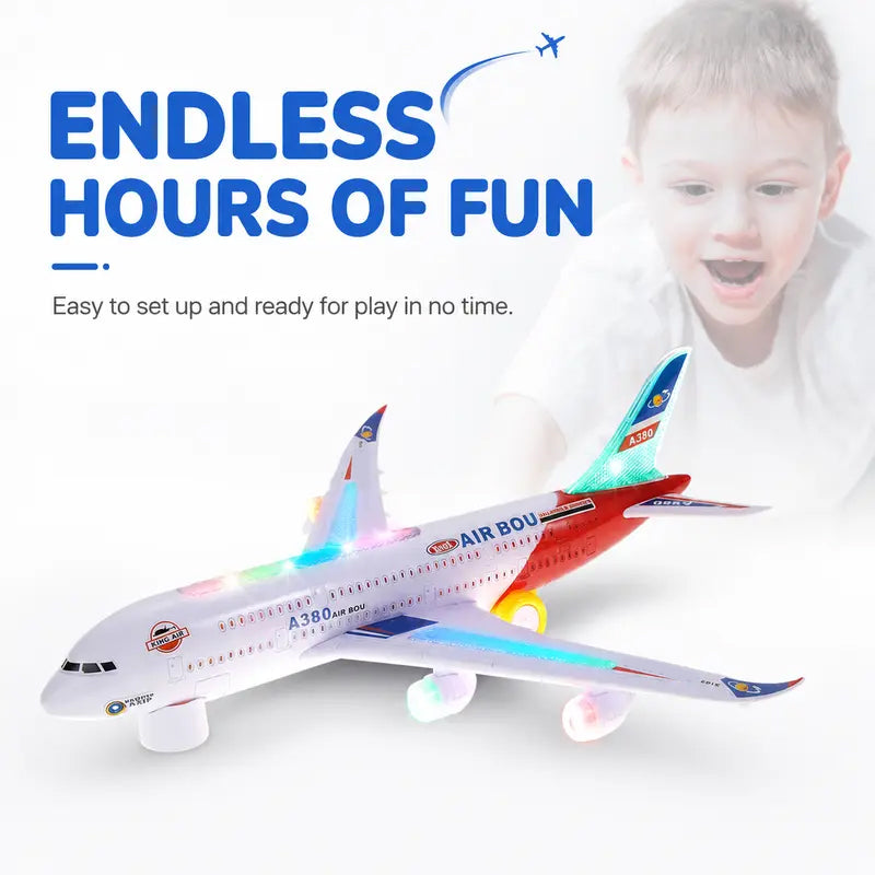 ✈️ LIMITED‑TIME 50% OFF! 💡 Electric Model Aircraft with Sound and LED Lights – Interactive, Eye‑Catching, Sturdy ✨