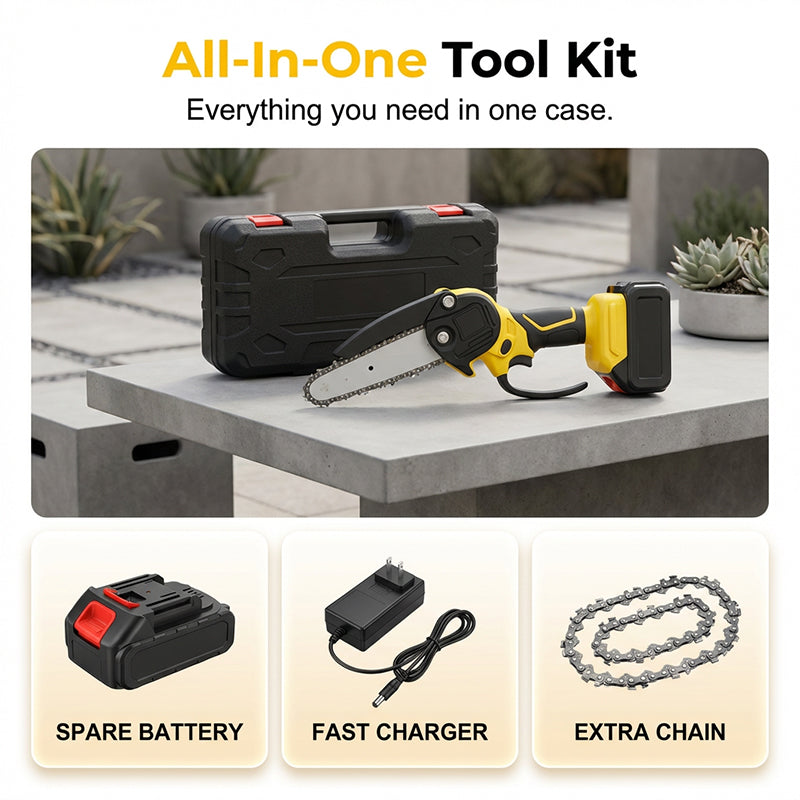 ⏳Time-Limited Special⏰Mini Chainsaw – Cut Fast, No Strain