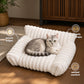 🎉 LIMITED TIME 50% OFF! 🛋️ Cozy Sofa Pet Bed – Ultra-Comfortable, Raised Bolster Edges & Super-Soft Ribbed Plush – Fits Cats & Dogs ✨