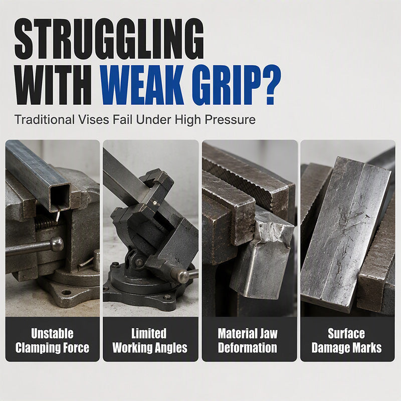 Wide-Opening Bench Vise