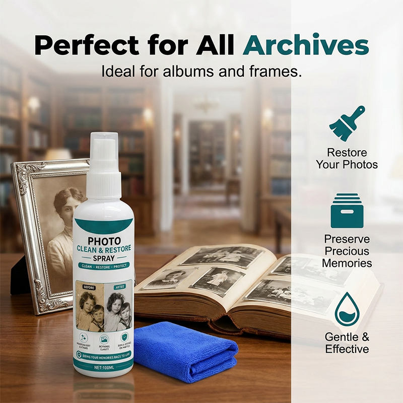 🖼️ LIMITED‑TIME 50% OFF! ✨ Photo Clean & Restore Spray – Gentle, Efficient, Archive‑friendly 📸