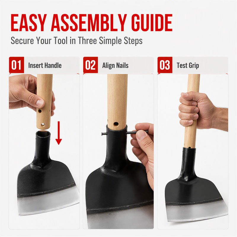 📢📢50% OFF !! ⏰Heavy Duty Manganese Steel Flat Hoe Head