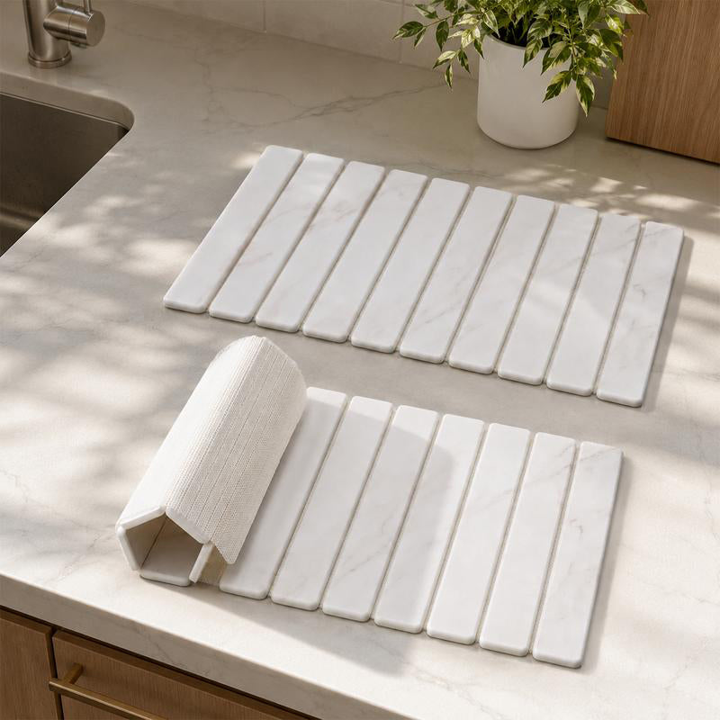 Foldable Diatom Mud Dish Drying Mat