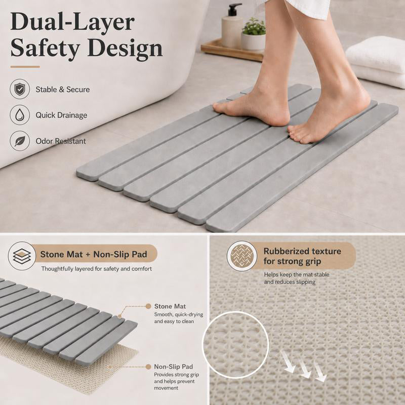 Foldable Diatom Mud Dish Drying Mat
