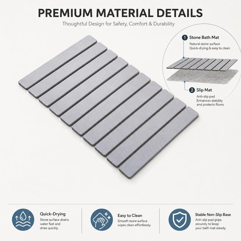 Foldable Diatom Mud Dish Drying Mat