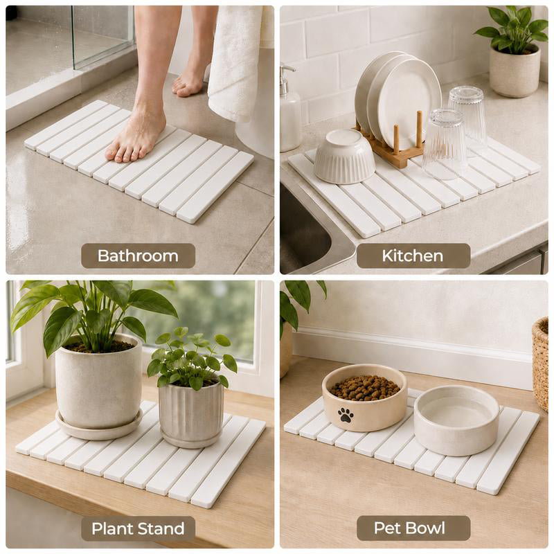 Foldable Diatom Mud Dish Drying Mat