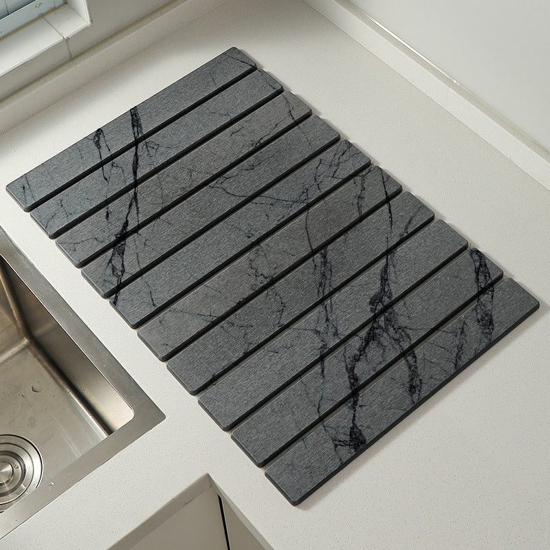 Foldable Diatom Mud Dish Drying Mat