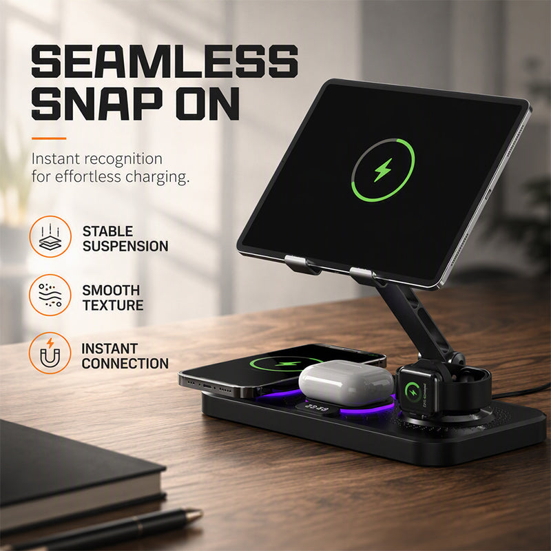 ⚡📱4-in-1 Magnetic Wireless Charging Station