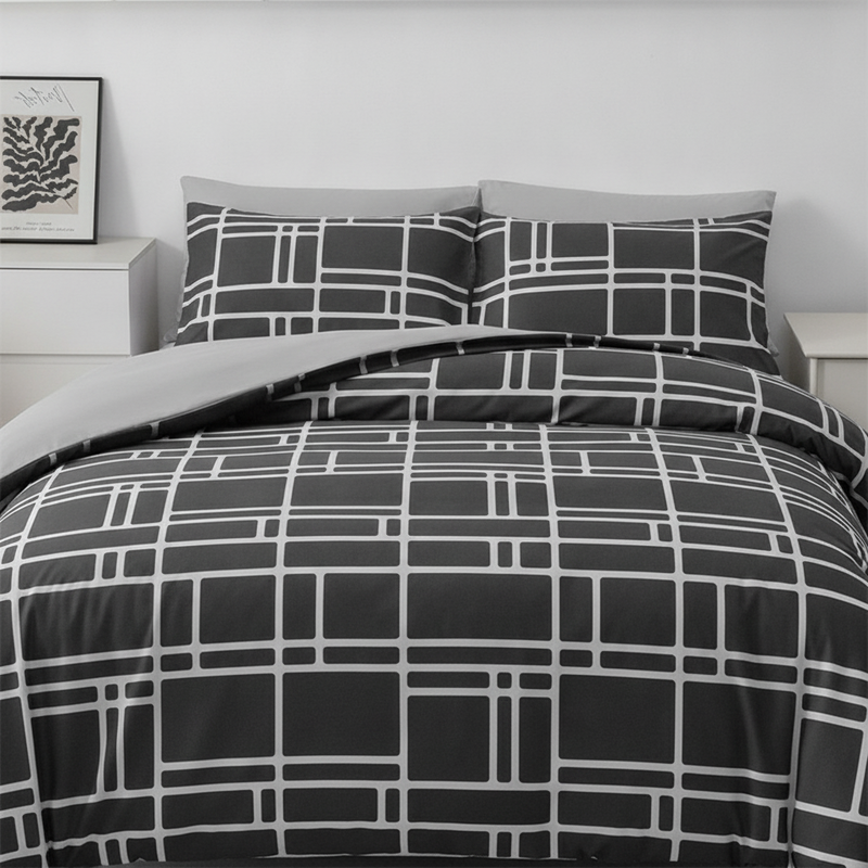 Modern Minimalist Geometric Bedding Se