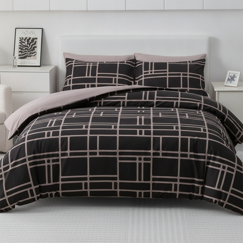 Modern Minimalist Geometric Bedding Se