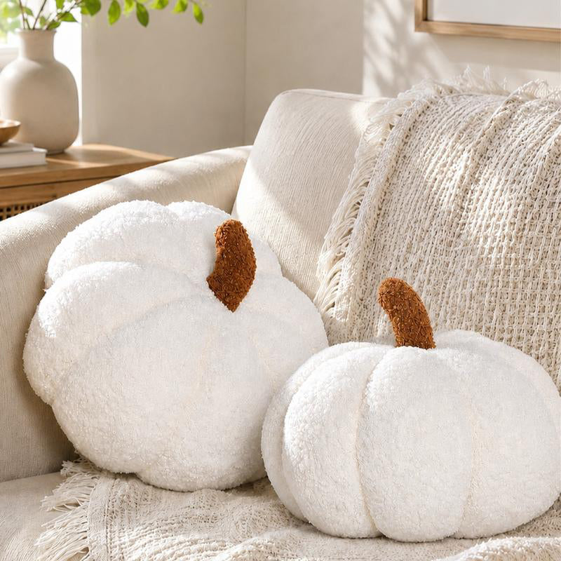 Cute Soft Pumpkin Throw Pillow