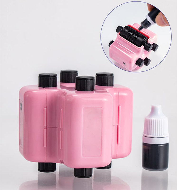 Practice math without flipping pages — 4-in-1 roller stamp that prints problems in seconds. ✏️