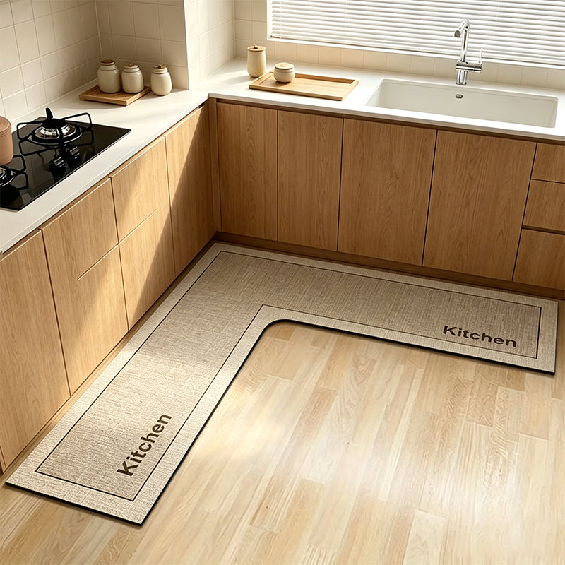 💧 50% OFF! ✨ Quick-Dry Kitchen Mat – L-Shape Diatomite Design, Absorbent & Non-Slip, Cushioned Comfort – Keeps Cooking Areas Cleaner & Drier 🍳