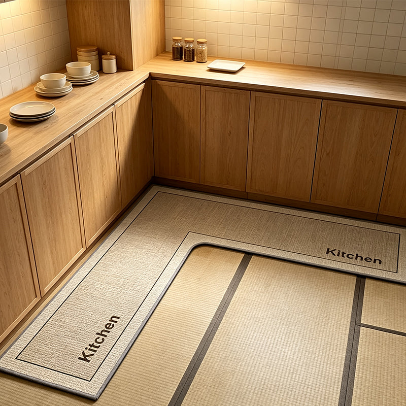 💧 50% OFF! ✨ Quick-Dry Kitchen Mat – L-Shape Diatomite Design, Absorbent & Non-Slip, Cushioned Comfort – Keeps Cooking Areas Cleaner & Drier 🍳