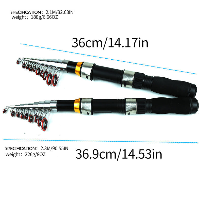 ⏳Time-Limited Special⏰Complete Travel Fishing Gear Set & Carrying Bag