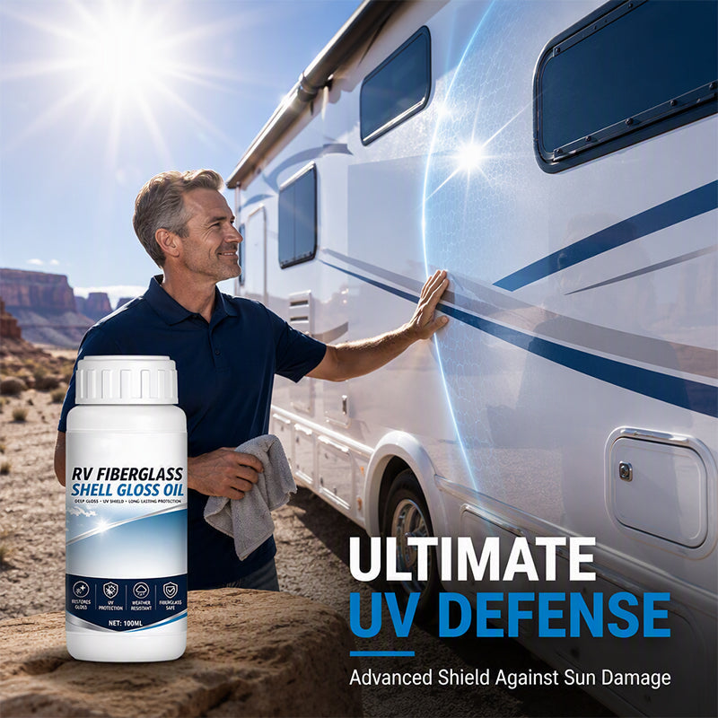 🚐 Save 50%! ✨ RV Fiberglass Restorer – Restores gloss & protects shine 💪