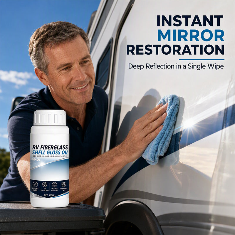 🚐 Save 50%! ✨ RV Fiberglass Restorer – Restores gloss & protects shine 💪