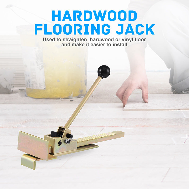 📏 50% OFF NOW! 🏠 Ratcheting Plank Jack – Heavy-Duty, Precise Alignment & Ergonomic Grip – For Hardwood Floor Installation 🛠️