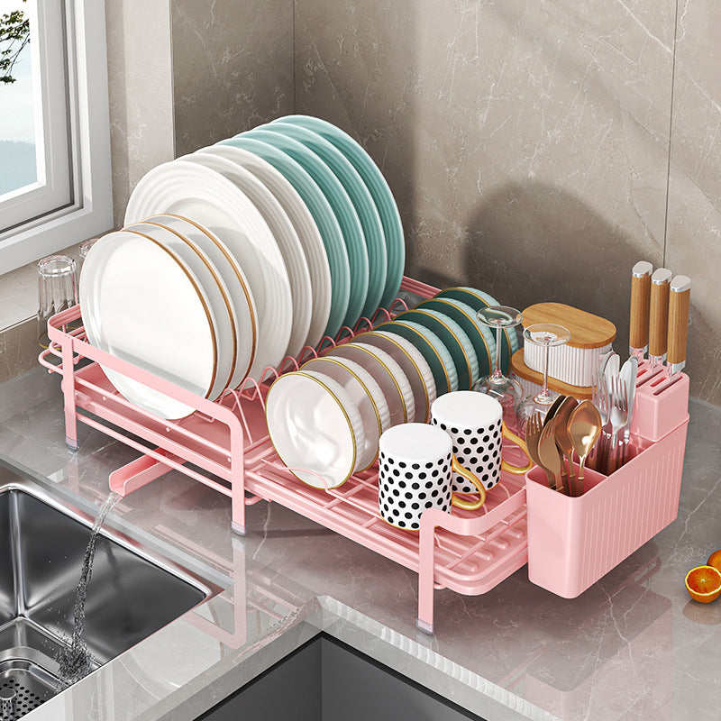 Space-Saving Kitchen Dish Drying Rack