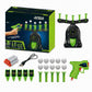 Electric Hovering Ball Target Shooting Game Set with Toy Guns and Floating Balls Glow in the Dark Electronic Target for Kids