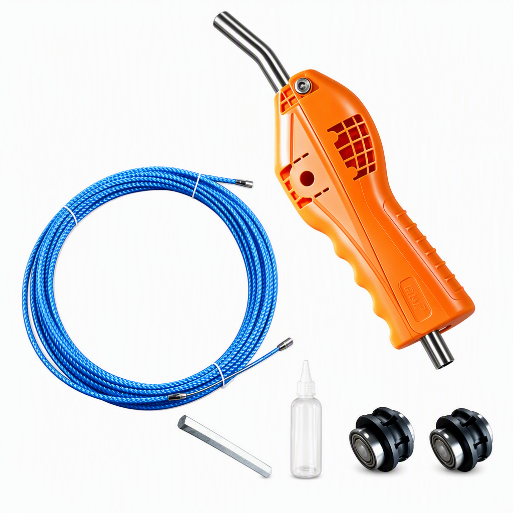 🔥 HOT SALE 50% OFF 🔌 Electrician Wire Threader Kit — Drill-Powered, Tension Control, Fast Wiring