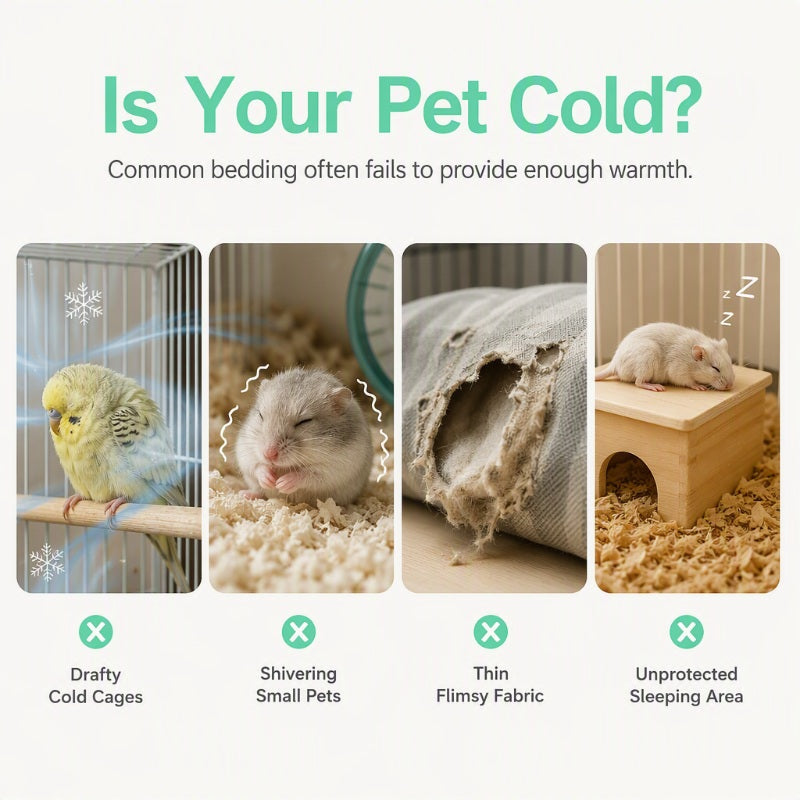 🦜 50% OFF! ✨ Warm Hanging Nest for Small Pets – Soft Plush Interior, Semi-Closed Design & Durable Metal Hooks – Cozy Refuge for Lovebirds, Budgies & Hamsters ☁️🐾