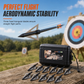 12 Piece Emerald Archery Arrows Set with Storage Box Universal for Recurve and Compound Bows
