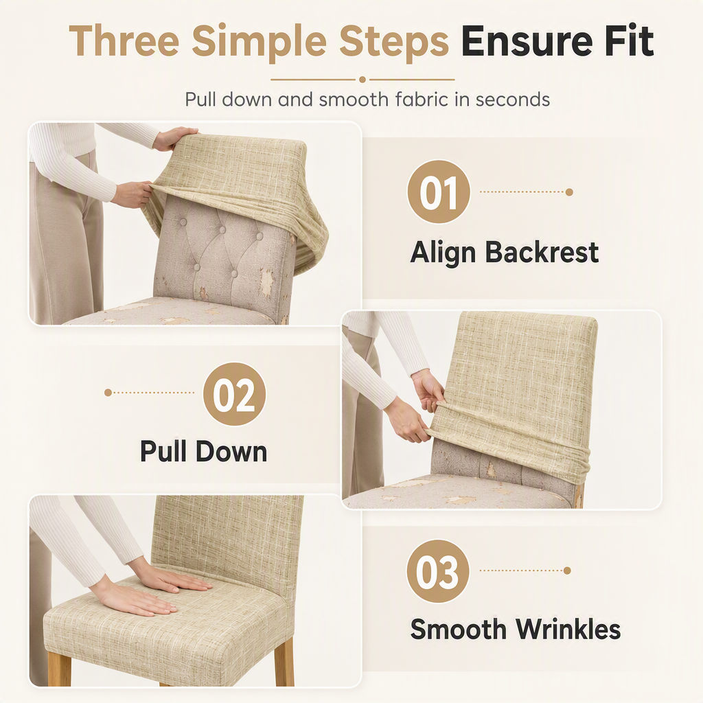 ⏳Time-Limited Special⏰Universal Stretch Plaid Chair Cover – Stretchy, Protective, Easy Fit