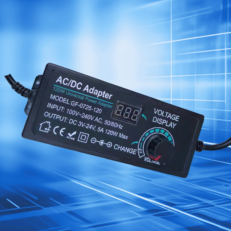 ⏳Time-Limited Special⏰Adjustable 3V-24V 3A Universal AC/DC Power Adapter