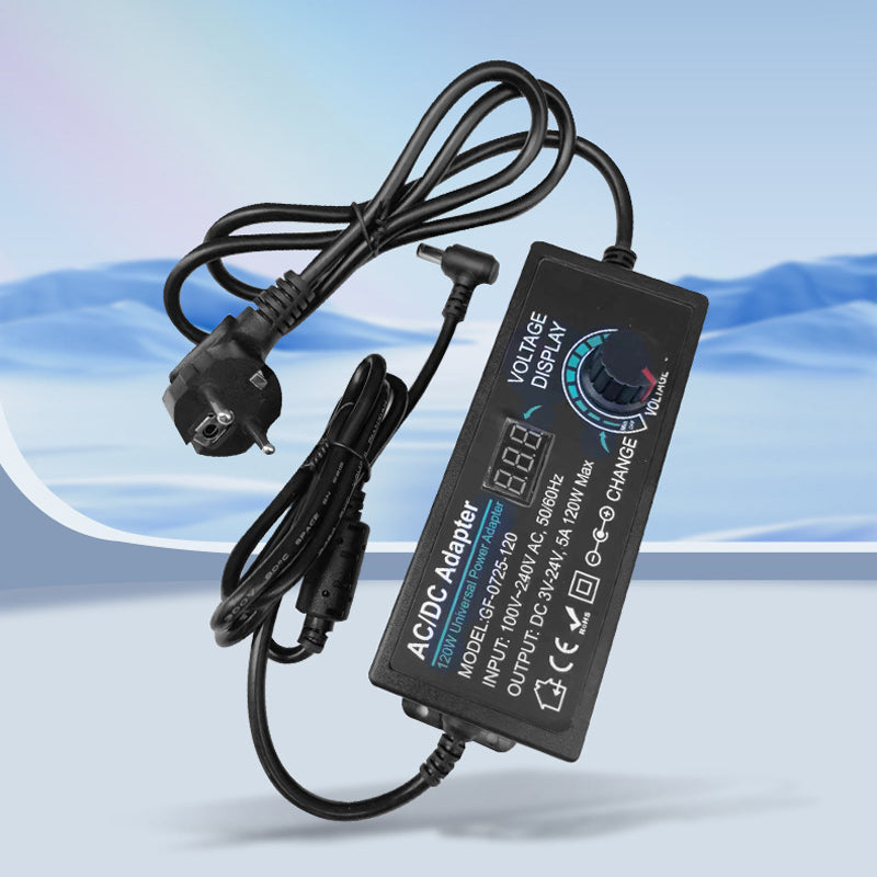 ⏳Time-Limited Special⏰Adjustable 3V-24V 3A Universal AC/DC Power Adapter