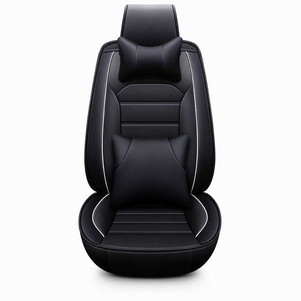 ⏳Time-Limited Special⏰Full-Coverage Leather Car Seat Covers – All-Season Protection, 5D Surround & Safety Split Seams – Universal Fit 🛡️