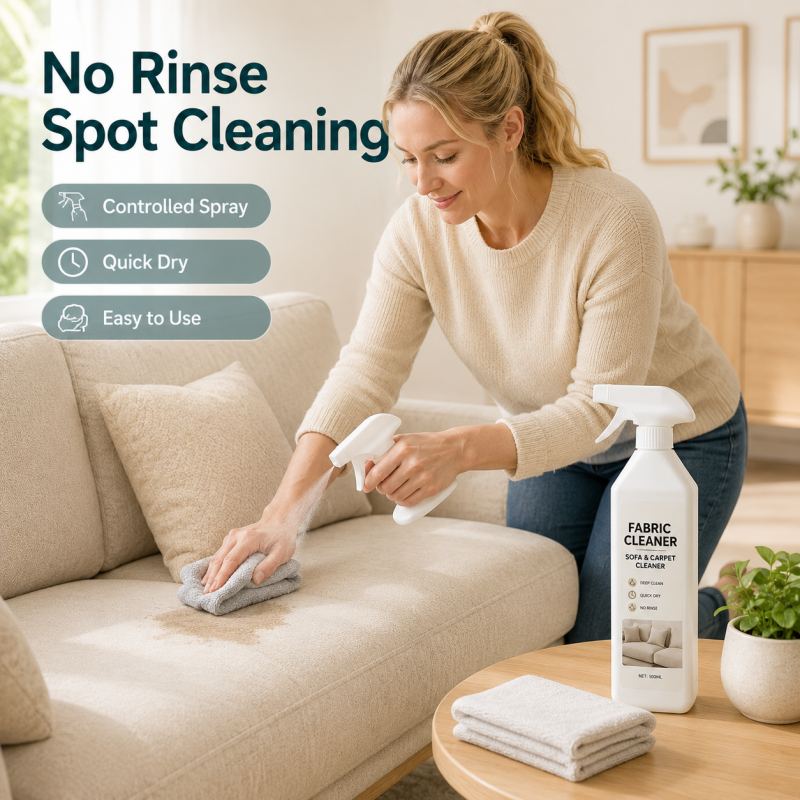 Waterless Fabric & Upholstery Cleaner Spray