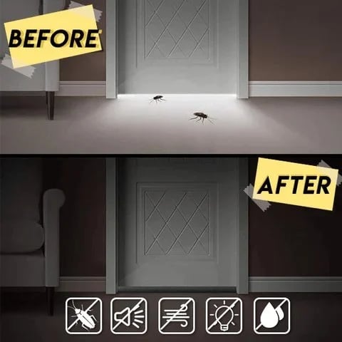 🏠 LIMITED-TIME 50% OFF! ⚡ Leather Under Door Draft Stopper – Windproof, Insect-Proof, Wear-Resistant ✨