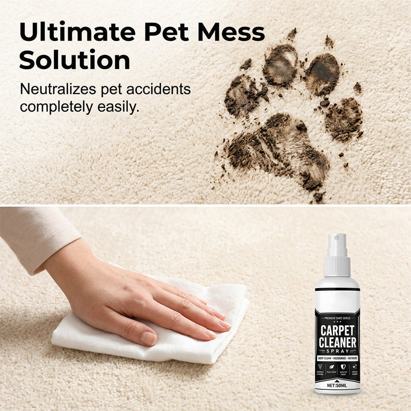 ✨🧽 Deep Cleaning Carpet Cleaner Spray – Lifts Stains & Odors, Fast-Dry, No Rinse! 🏠💨